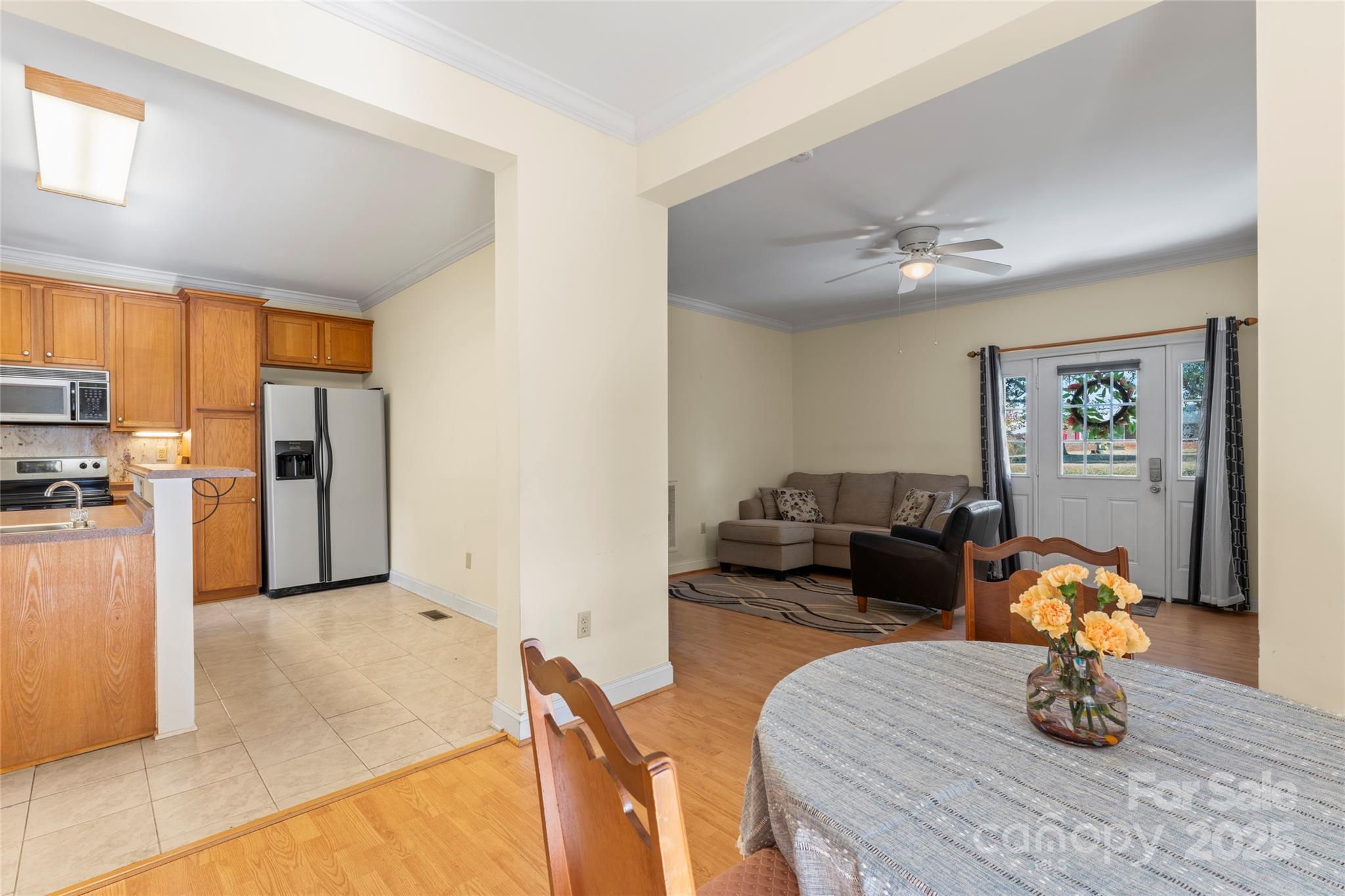 645 Chestnut Ridge Church Road Kings Mountain, NC 28086 - Photo 13 of 45 a living room with furniture kitchen view and a window