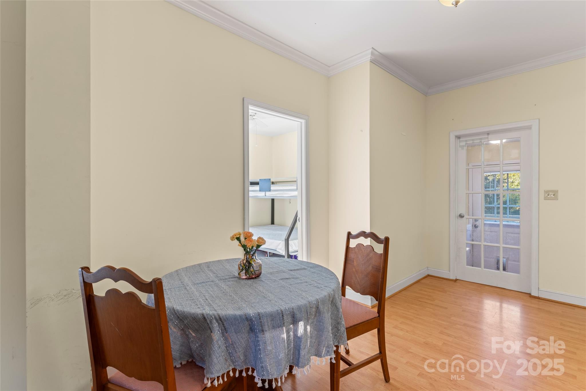 645 Chestnut Ridge Church Road Kings Mountain, NC 28086 - Photo 15 of 45 a view of a dining room with furniture and wooden floor