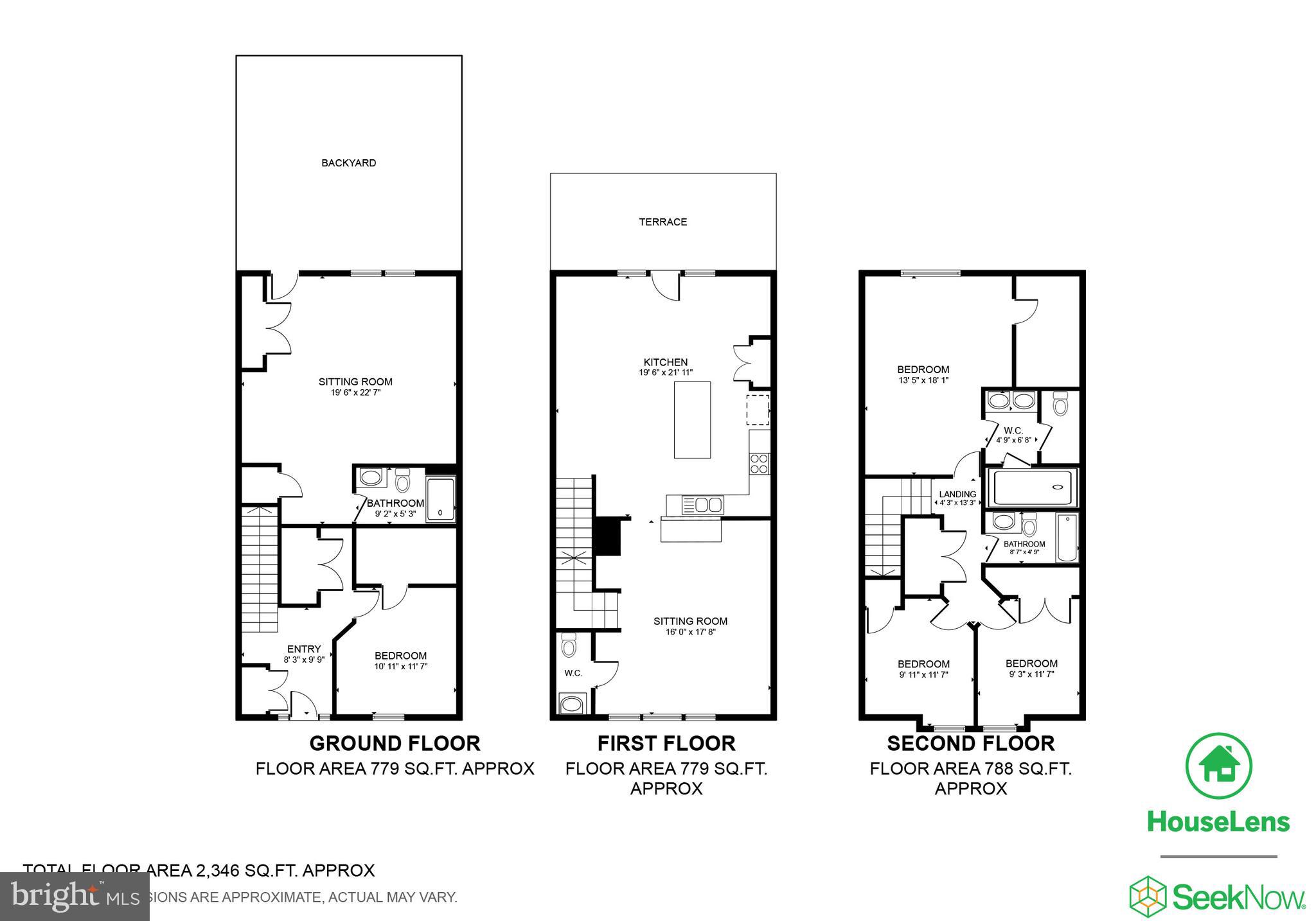 7845 Wormans Mill Road Frederick, MD 21701 - Photo 39 of 39 Floor Plan w/ Measurements