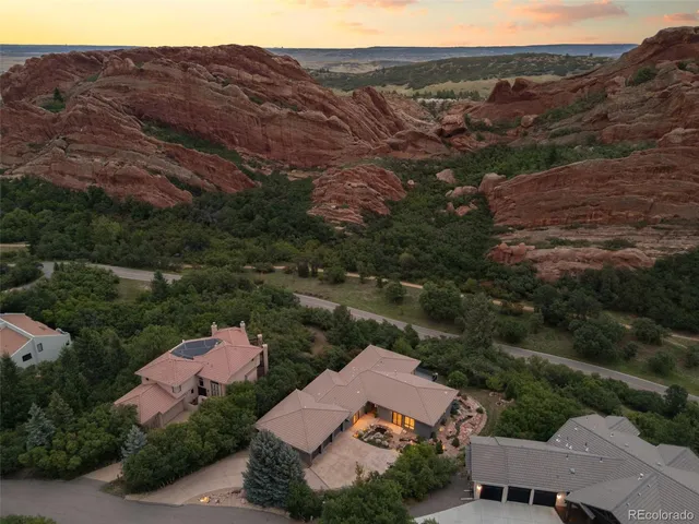 a view of outdoor space with seating space