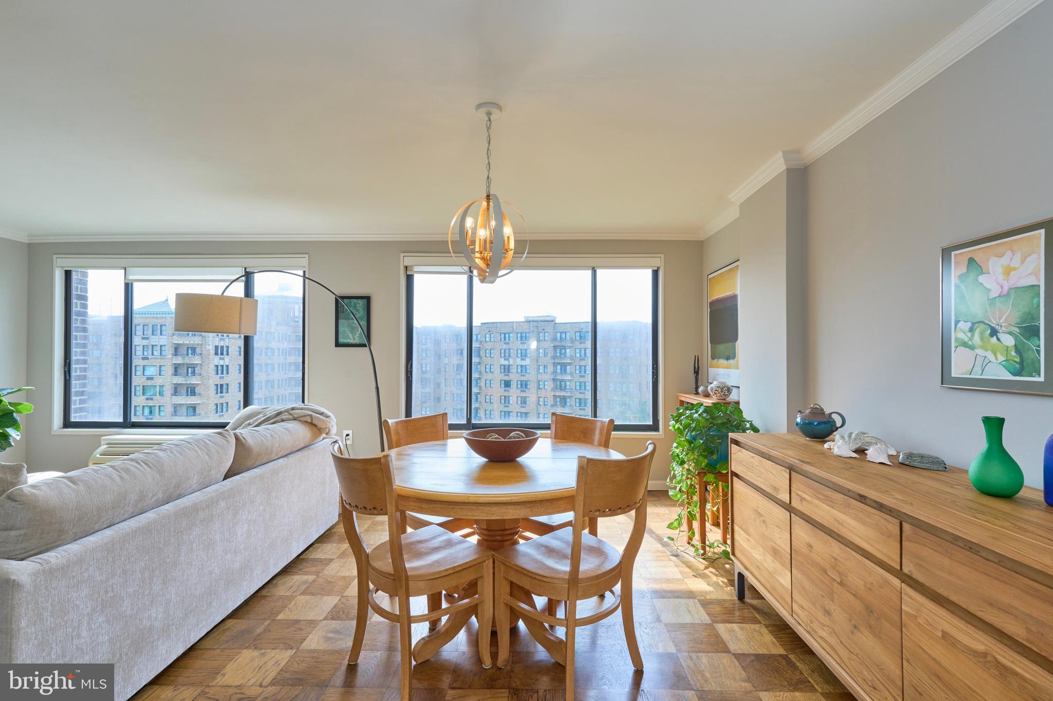 2501 Calvert Street Northwest, Unit 809 Washington, DC 20008 - Photo 12 of 33 the dining area with its