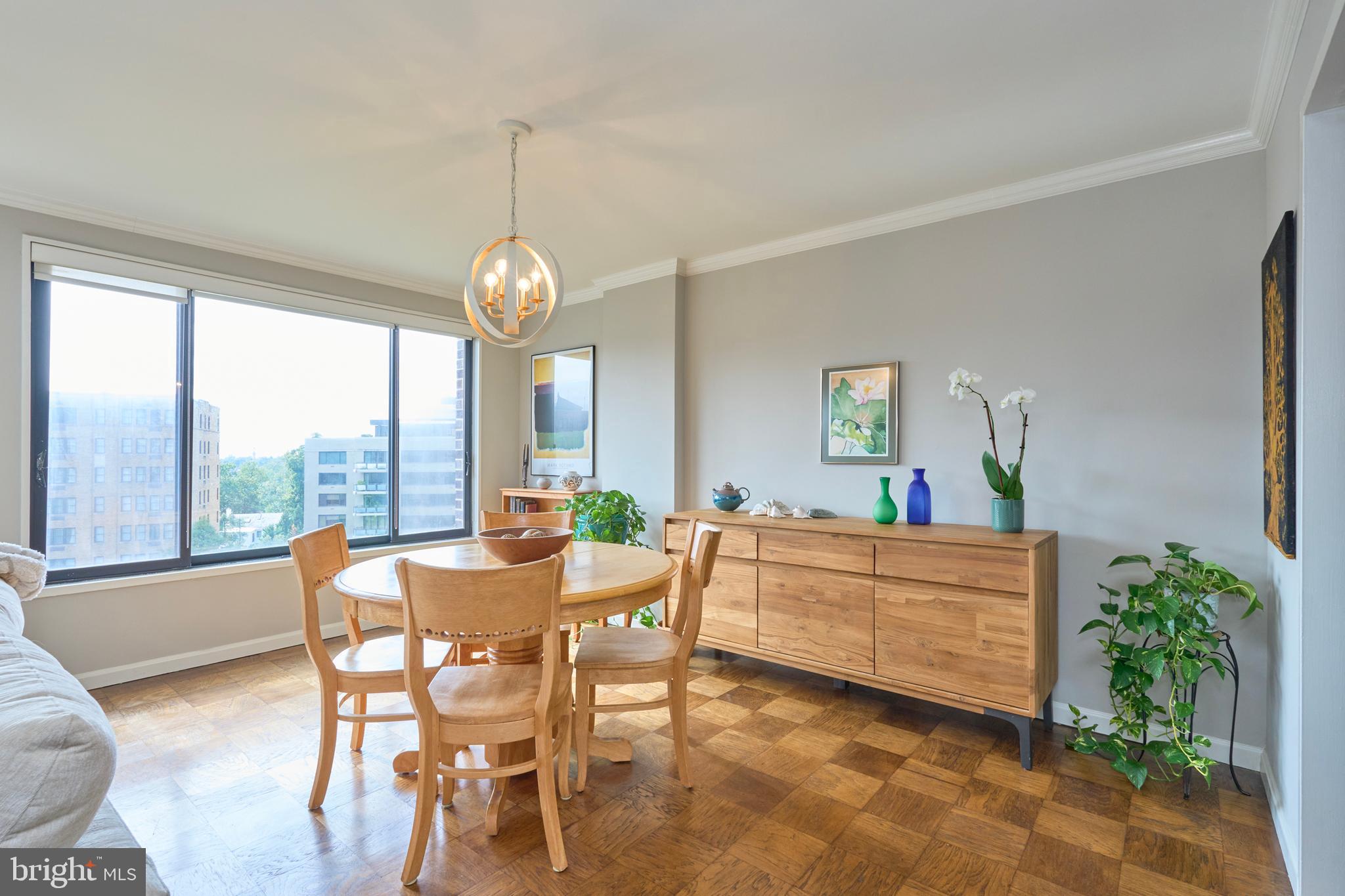 2501 Calvert Street Northwest, Unit 809 Washington, DC 20008 - Photo 5 of 33 with plenty of space for dining.
