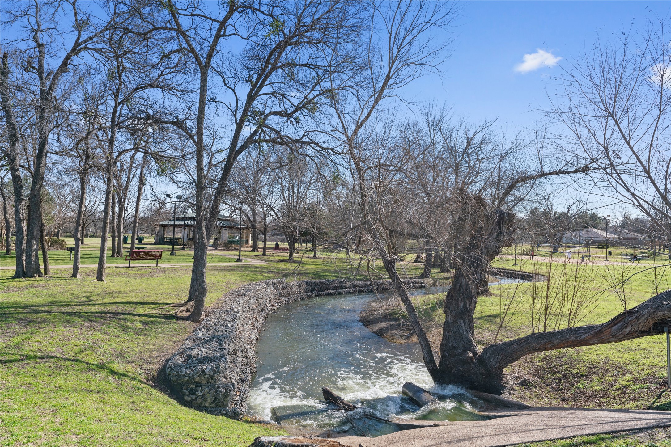 122 Copperwood Loop Round Rock, TX 78665 - Photo 35 of 40 Walking paths meander through creeks and greenery for a peaceful setting.