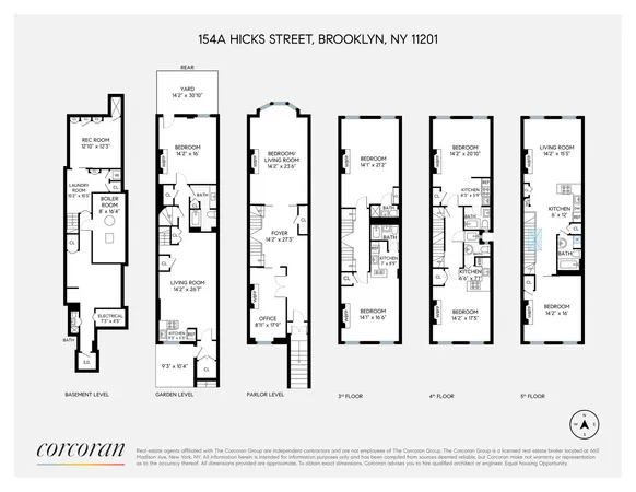 $6,500,000 | 154 A Hicks Street | Brooklyn Heights