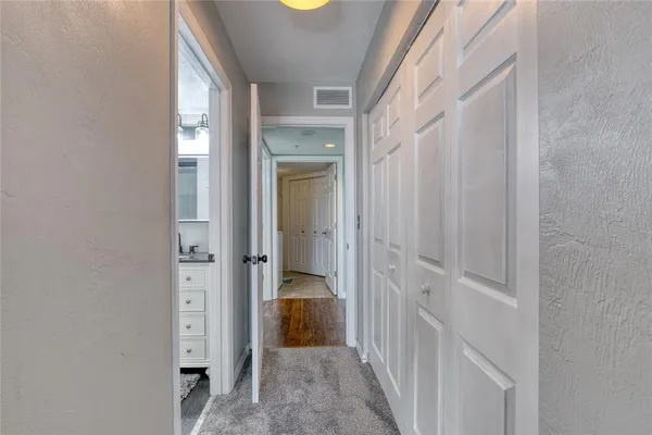 a view of a city with tall buildings