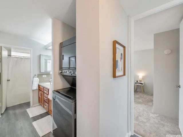 a car parked in front of a building