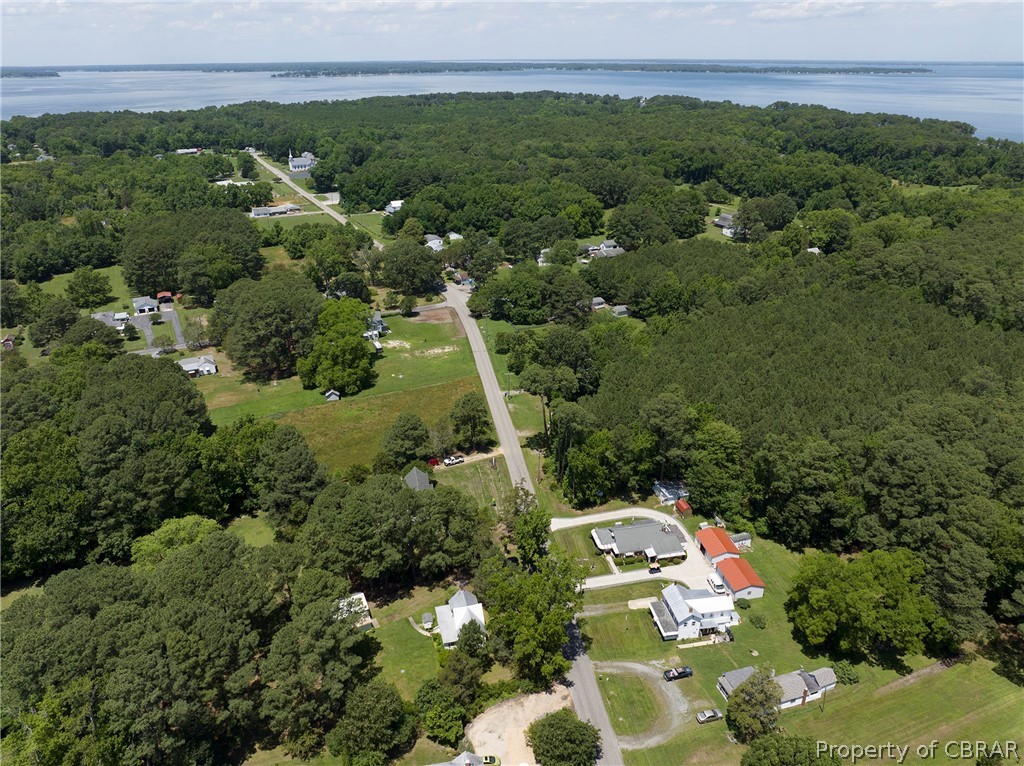2442 Old Ferry Road Hudgins, VA 23076 - Photo 30 of 33 Aerial view with a water view