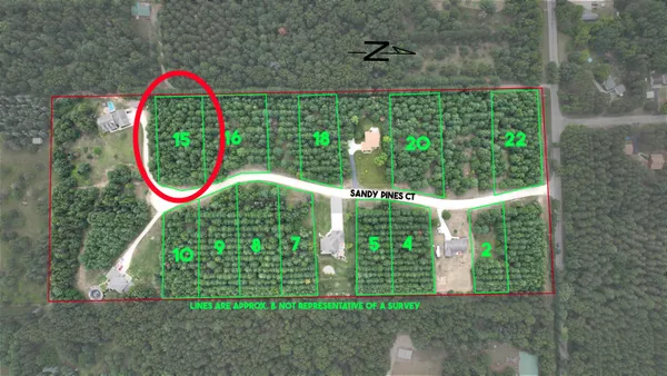 $11,700 | Lot 15 Sandy Pines, Redgranite, WI 54970