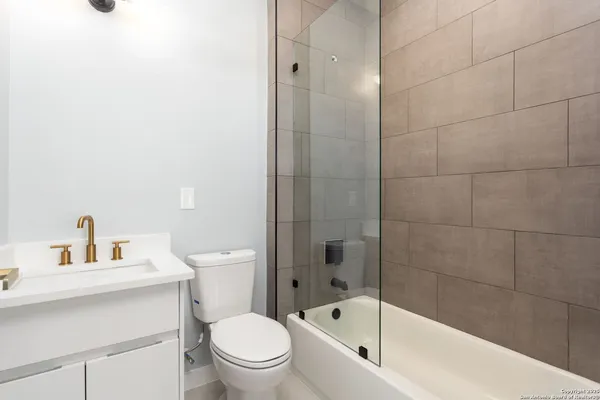 a view of small space with racks on the wall