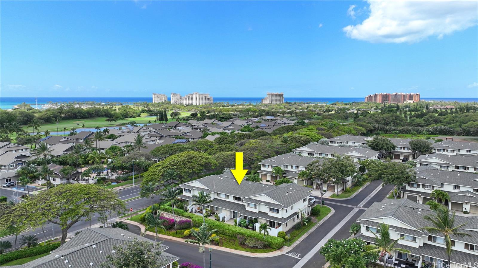 92-1490 Ali'inui Drive, Unit 803 Kapolei, HI 96707 - Photo 2 of 20 an aerial view of a house with outdoor space