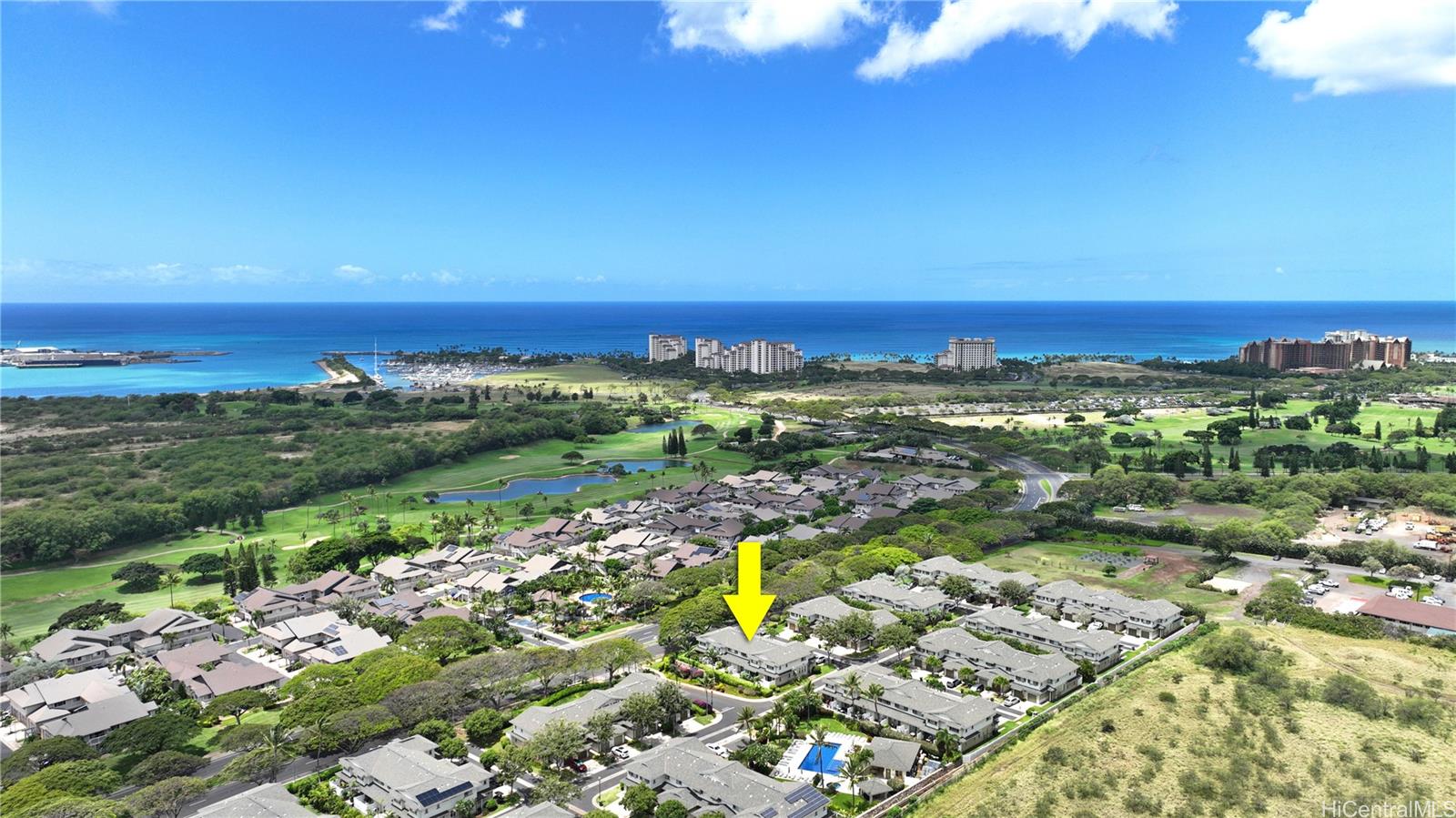 92-1490 Ali'inui Drive, Unit 803 Kapolei, HI 96707 - Photo 5 of 20 a view of a city with ocean view