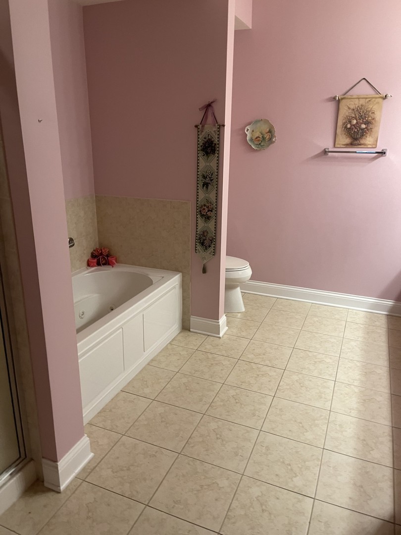 1210 Foxdale Drive, Unit 109 Addison, IL 60101 - Photo 19 of 29 a bathroom with a sink a toilet and shower