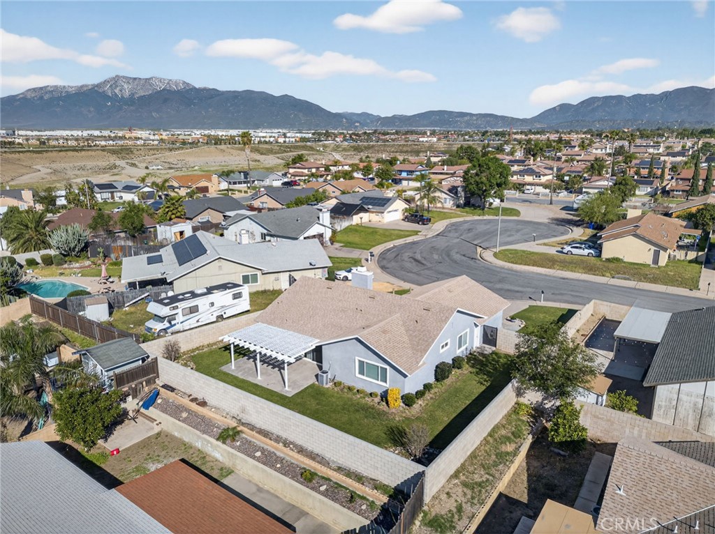 831 West Cerritos Street Rialto, CA 92376 - Photo 47 of 47 an aerial view of residential houses with outdoor space and river