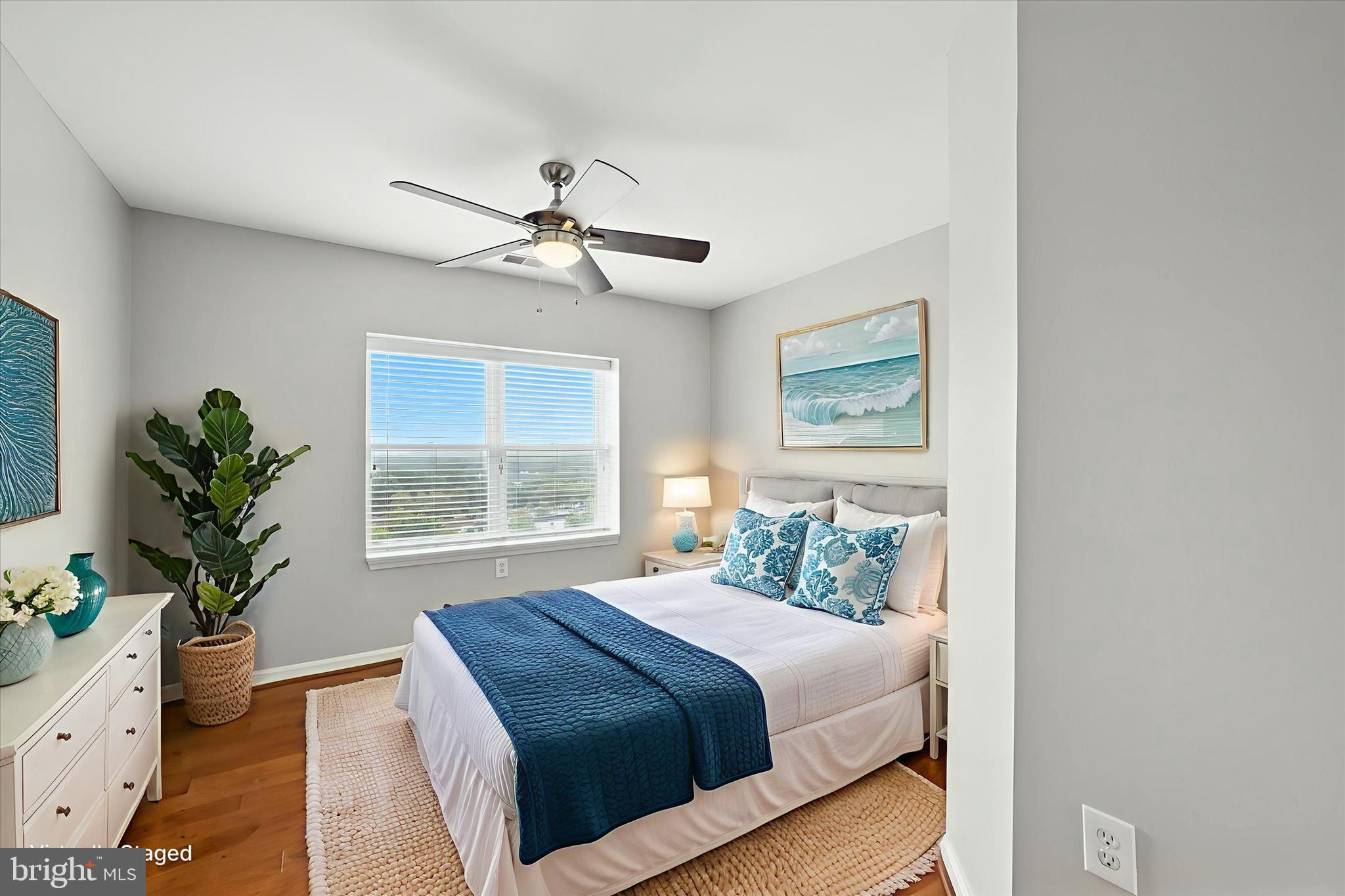 12240 Roundwood Road, Unit 808 Lutherville-Timonium, MD 21093 - Photo 25 of 31 a bedroom with a large bed and a window