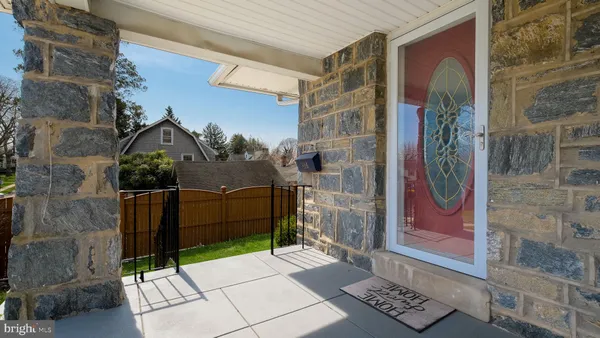 a view of a door with a door