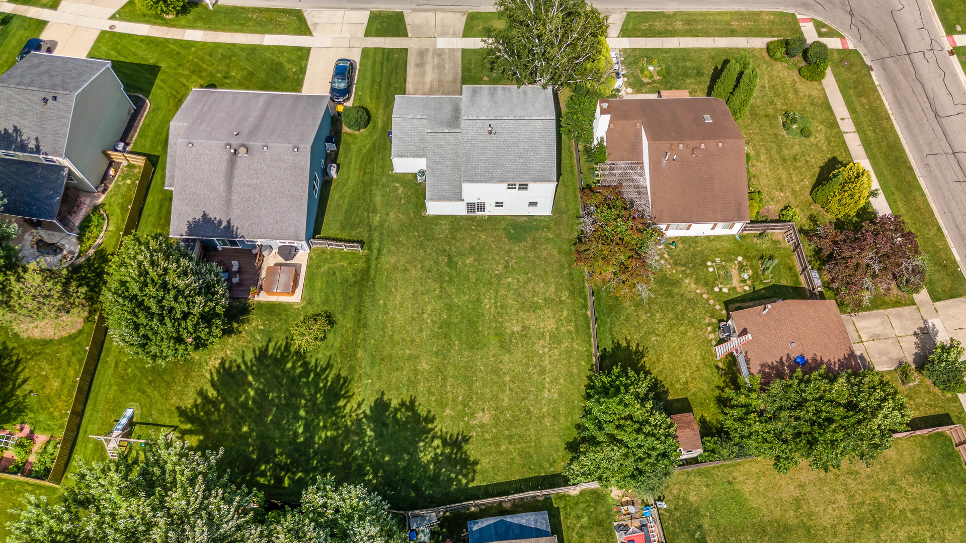1388 Bow String Court Carol Stream, IL 60188 - Photo 21 of 24 an aerial view of house with a yard and swimming pool