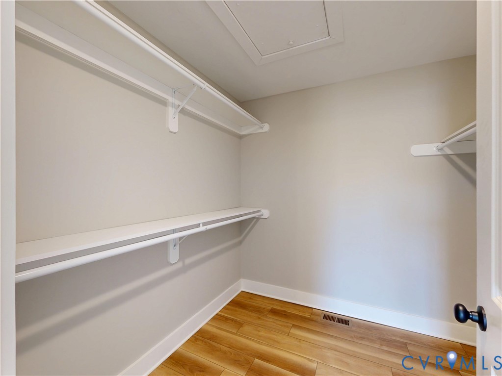 9807 Old Courthouse Road Appomattox, VA 24522 - Photo 12 of 19 Walk in closet featuring light wood finished floor