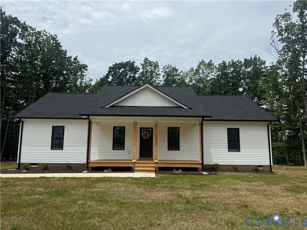 a backyard of a house