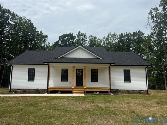 a backyard of a house