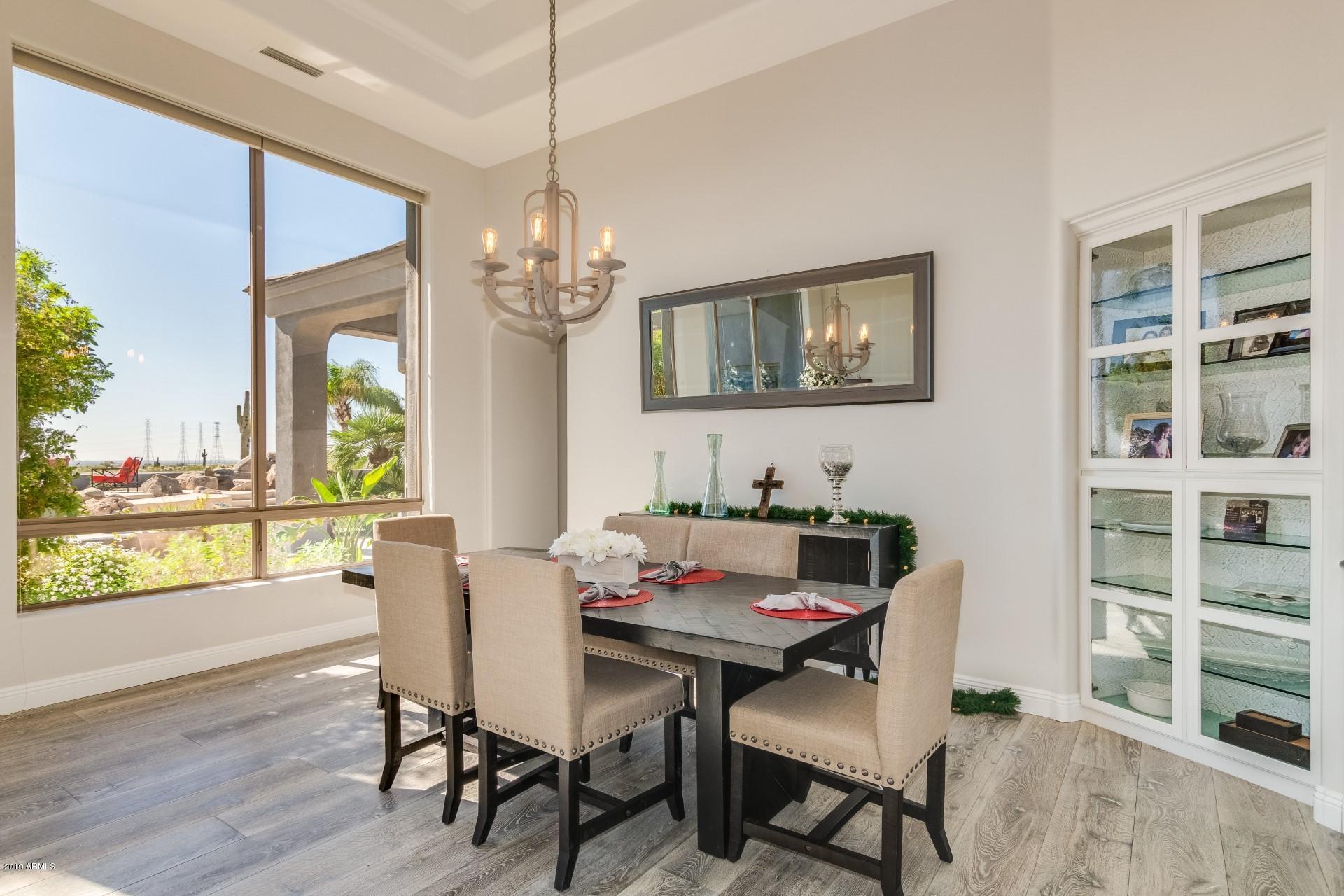 12501 East Doubletree Ranch Road Scottsdale, AZ 85259 - Photo 8 of 49 Dining Room with Built in China Hutch a