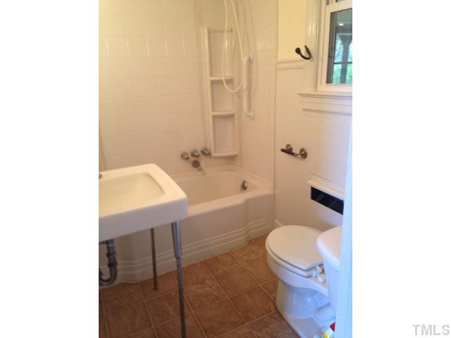 1569 Longs Store Road Roxboro, NC 27574 - Photo 9 of 22 a bathroom with a sink a toilet and shower