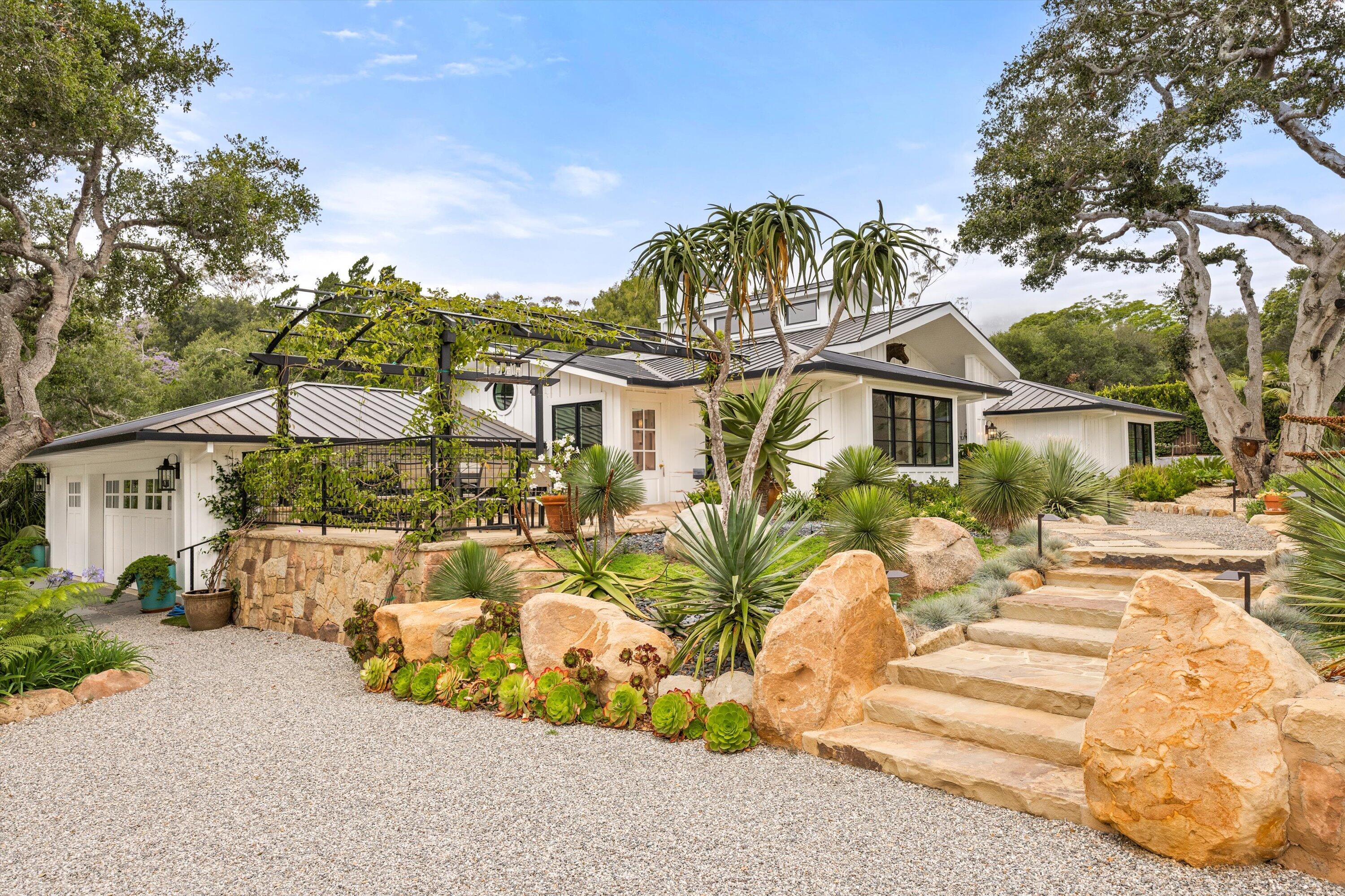 7 East Valley Road Montecito, CA 93108 - Photo 2 of 17 Front Walkway