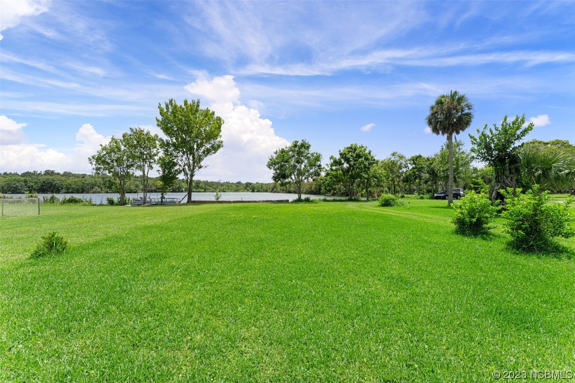 2422 South Taylor Road New Smyrna Beach, FL 32168 - Photo 15 of 19 a view of yard with grass and trees