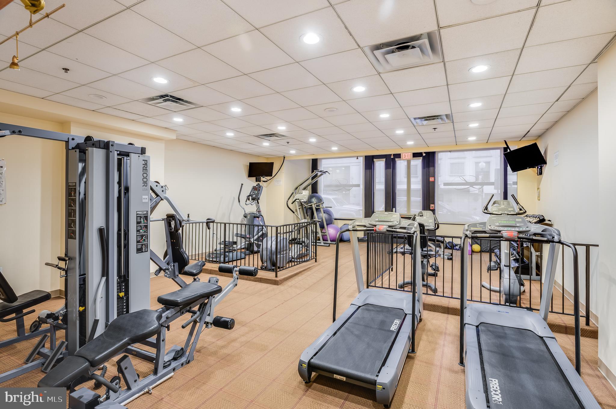631 D Street Northwest, Unit 632 Washington, DC 20004 - Photo 78 of 78 a view of a room with gym equipment