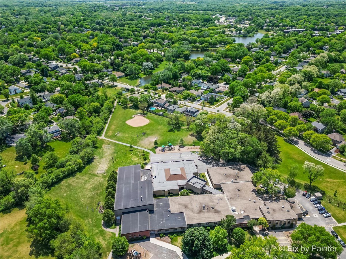 1599 Burning Trail Wheaton, IL 60189 - Photo 53 of 64 an aerial view of a house with a yard