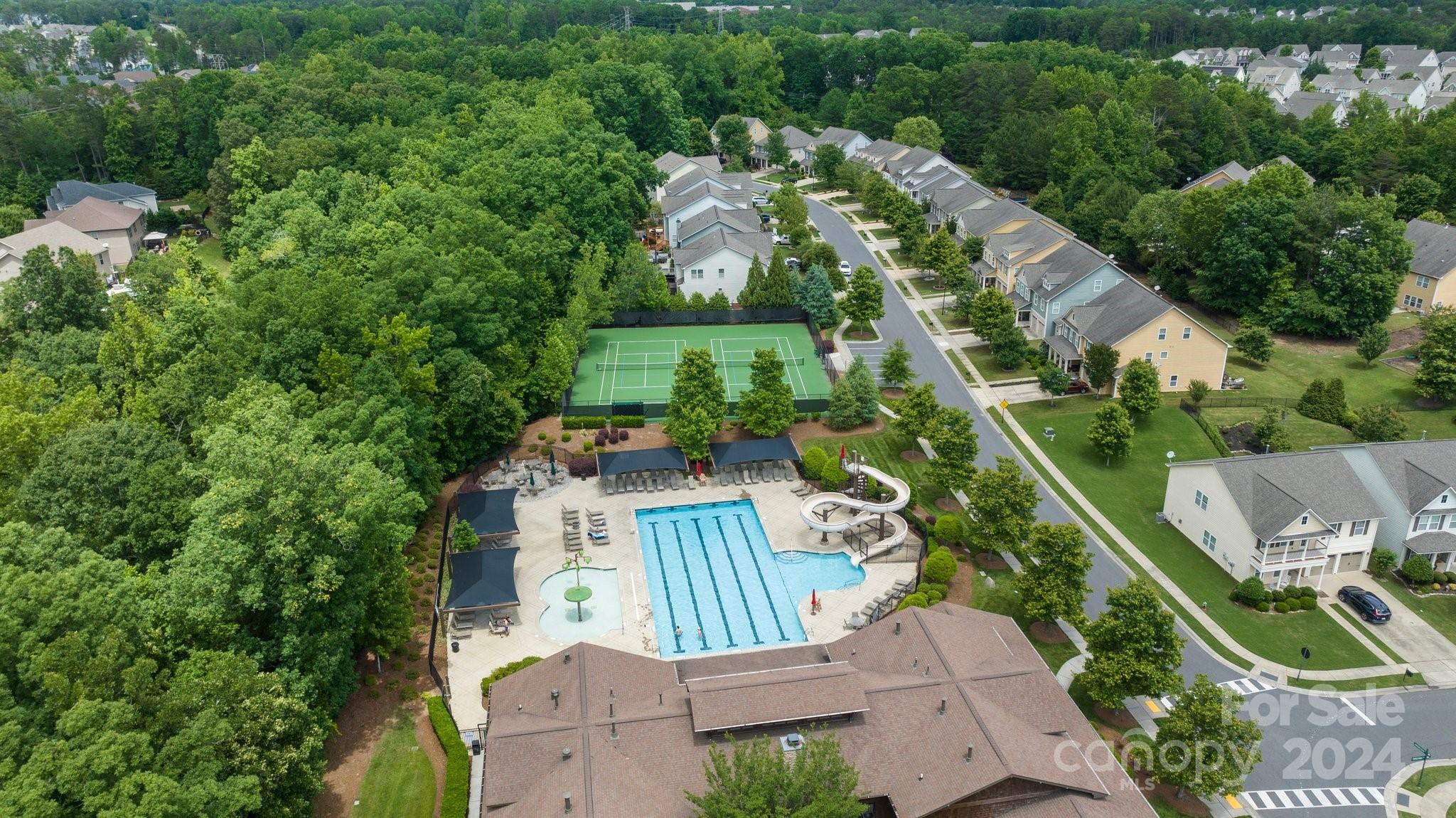 2061 Fuschia Court Fort Mill, SC 29708 - Photo 42 of 45 an aerial view of residential houses with outdoor space