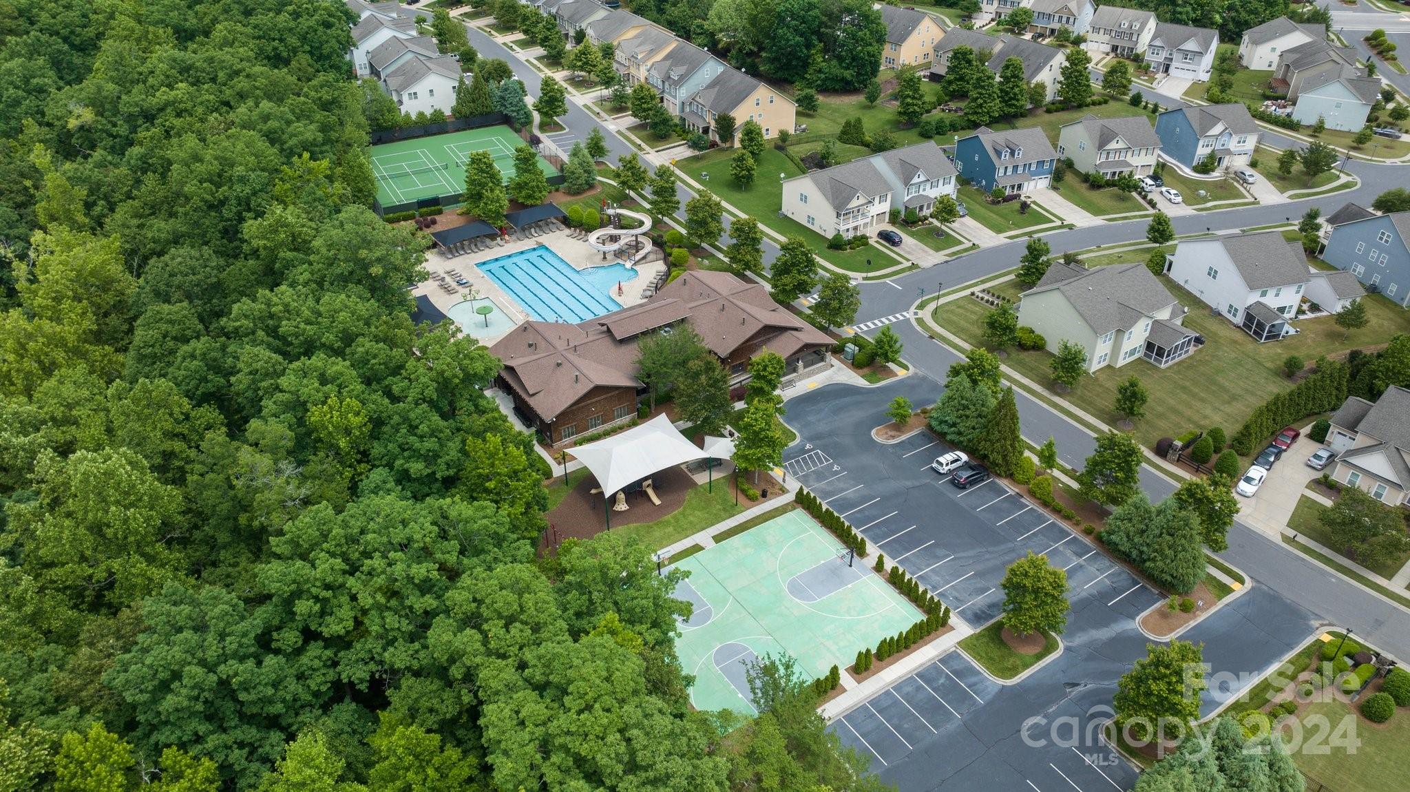 2061 Fuschia Court Fort Mill, SC 29708 - Photo 43 of 45 an aerial view of residential houses with outdoor space