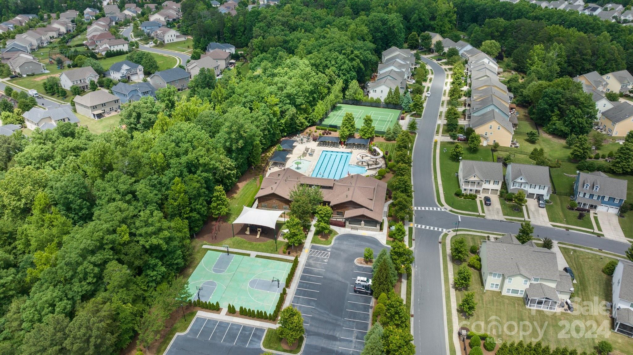 2061 Fuschia Court Fort Mill, SC 29708 - Photo 44 of 45 an aerial view of residential houses with outdoor space