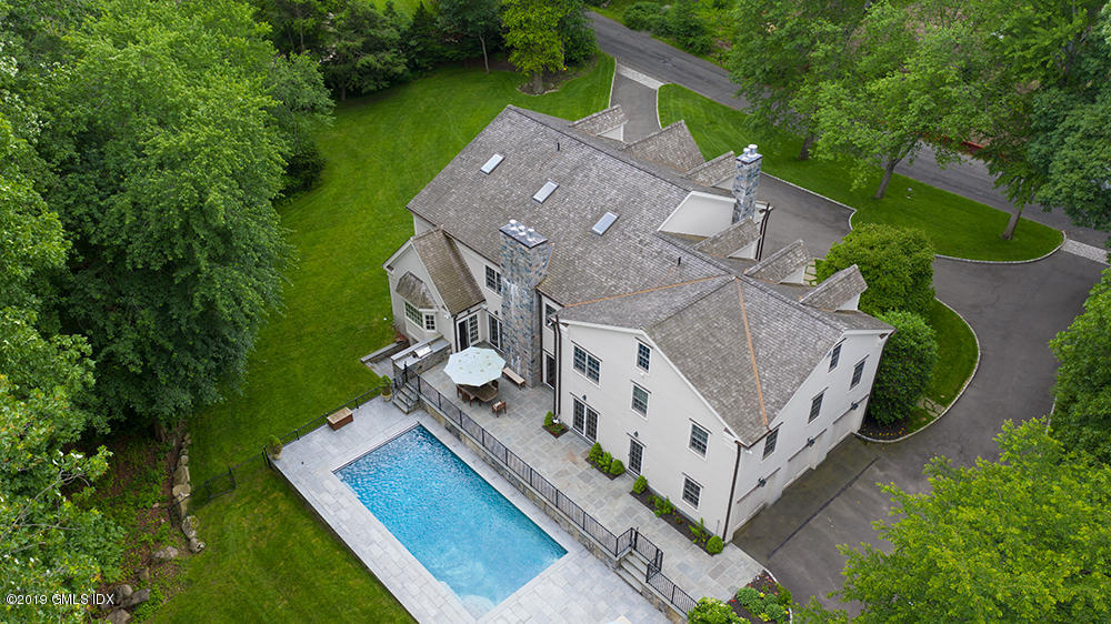 35 Beechcroft Road Greenwich, CT 06830 - Photo 21 of 21 an aerial view of a house with outdoor space