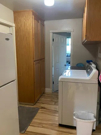 a room with storage and utility