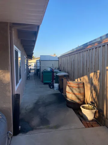 a view of outdoor space with seating