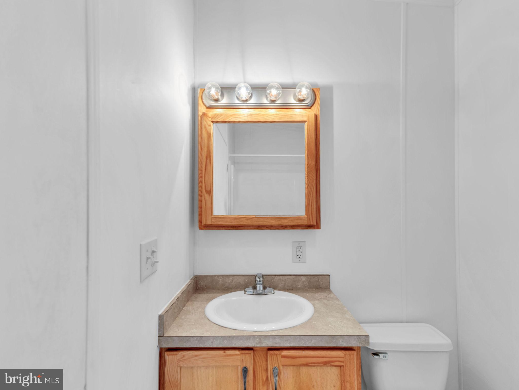 9811 Peerless Road Bishopville, MD 21813 - Photo 15 of 66 a bathroom with a sink and a toilet