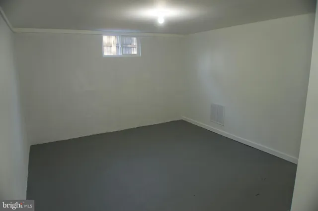 a view of an empty window and a window