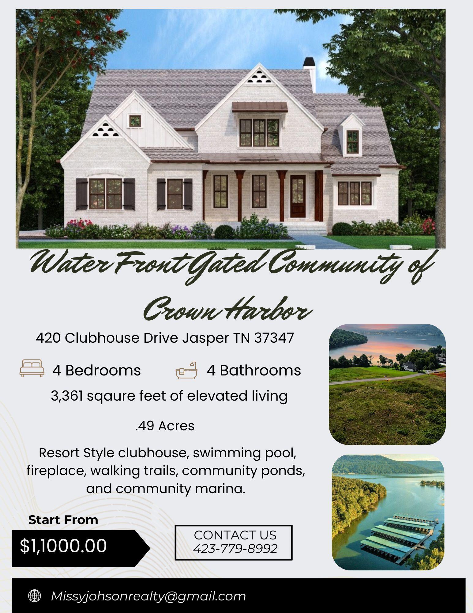 420 Clubhouse Drive Jasper, TN 37347 - Photo 3 of 9 Brown and White Modern Real Estate Flyer