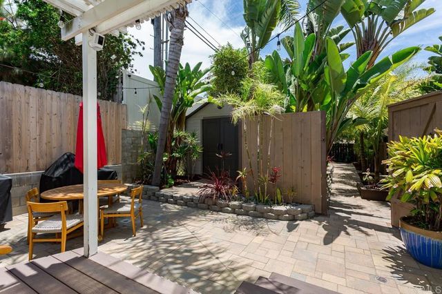 a view of outdoor space with seating area