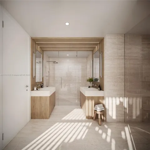 a bathroom with a sink a bathtub and a window
