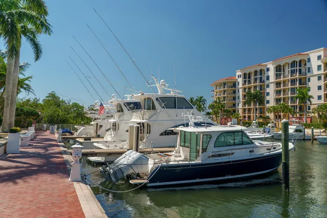 a view of a city with tall buildings