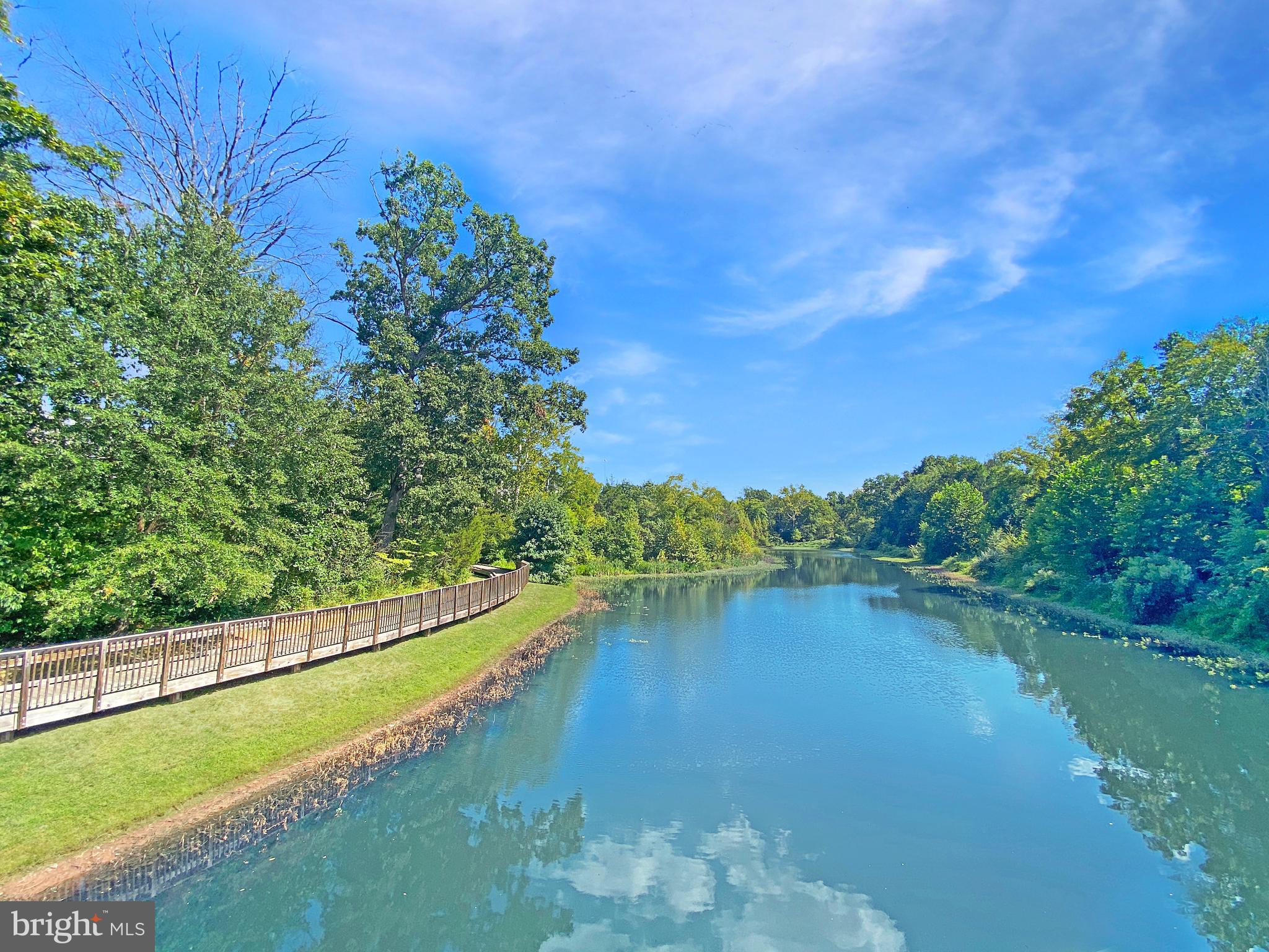 4967 Lakeside Crossing Chantilly, VA 20151 - Photo 11 of 45 a view of a lake with a yard and large trees