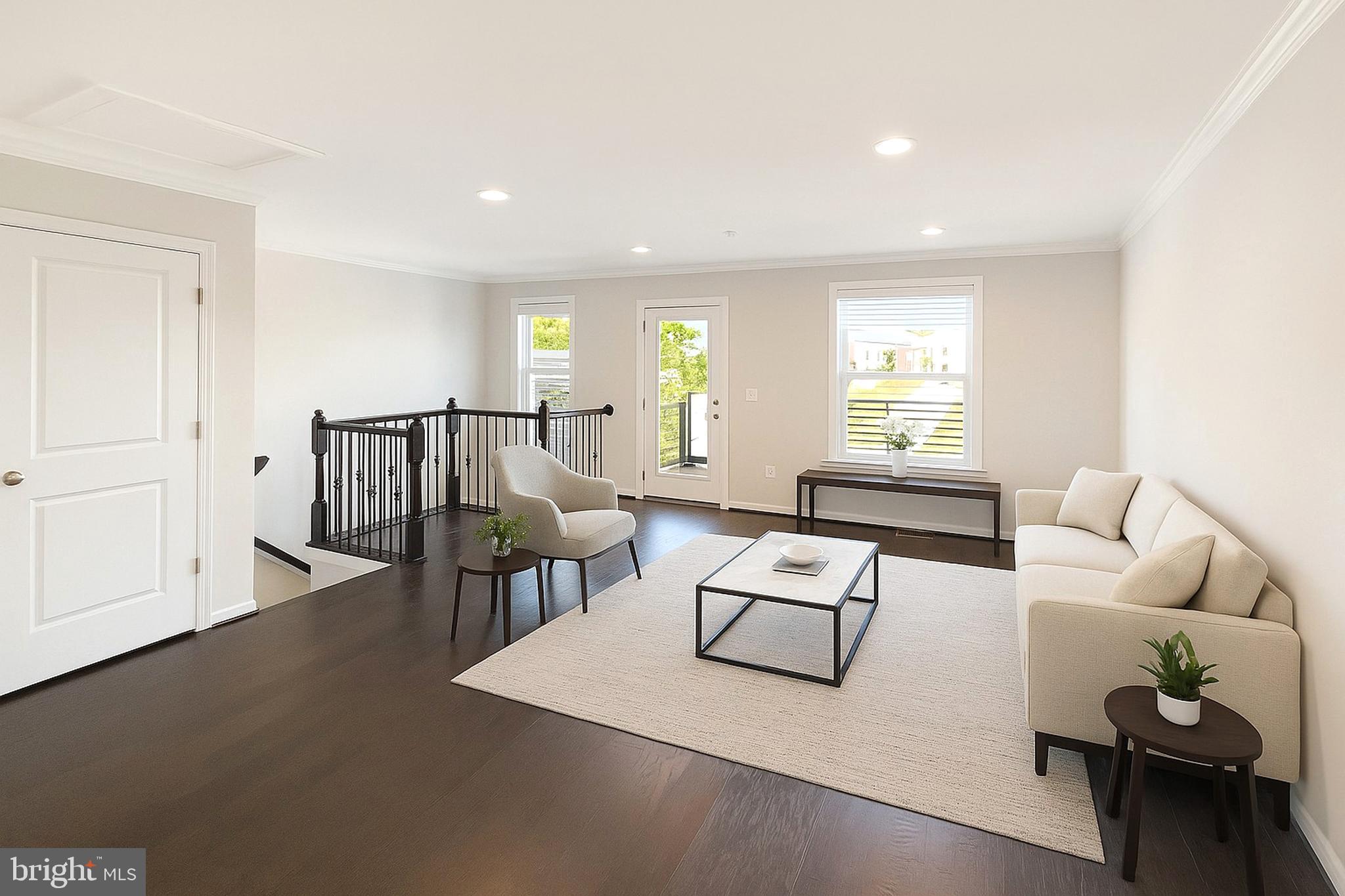 4967 Lakeside Crossing Chantilly, VA 20151 - Photo 33 of 45 a living room with furniture and wooden floor