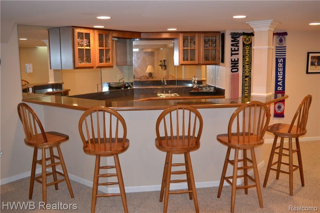 3483 Rocky Crest Court Rochester, MI 48306 - Photo 47 of 60 Basement Bar