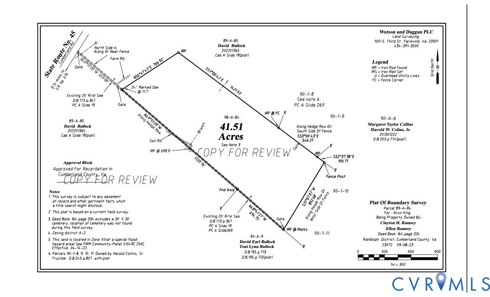 0 Cumberland Road Farmville, VA 23901 - Photo 2 of 10 Survey map / technical document