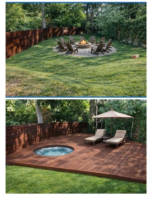 1622 Sylvan Avenue Dallas, TX 75208 - Photo 24 of 24 Ai generated image for back end corner of yard