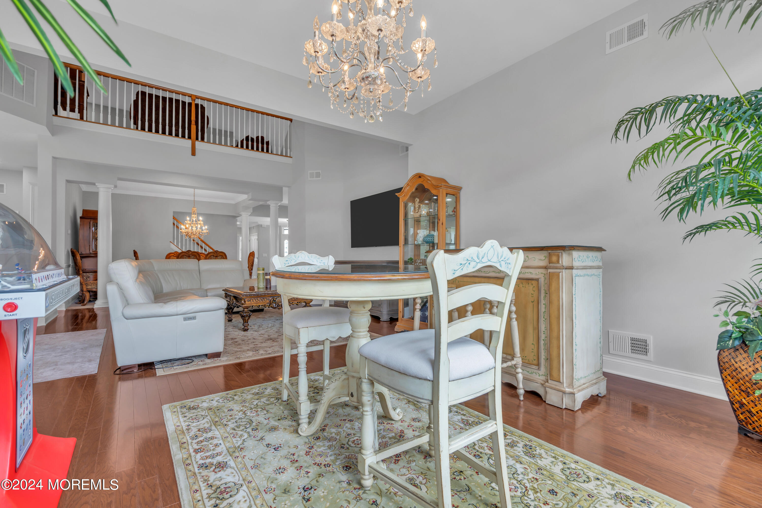 49 Eagleswood Drive Waretown, NJ 08758 - Photo 19 of 51 a view of a dining room with furniture and wooden floor