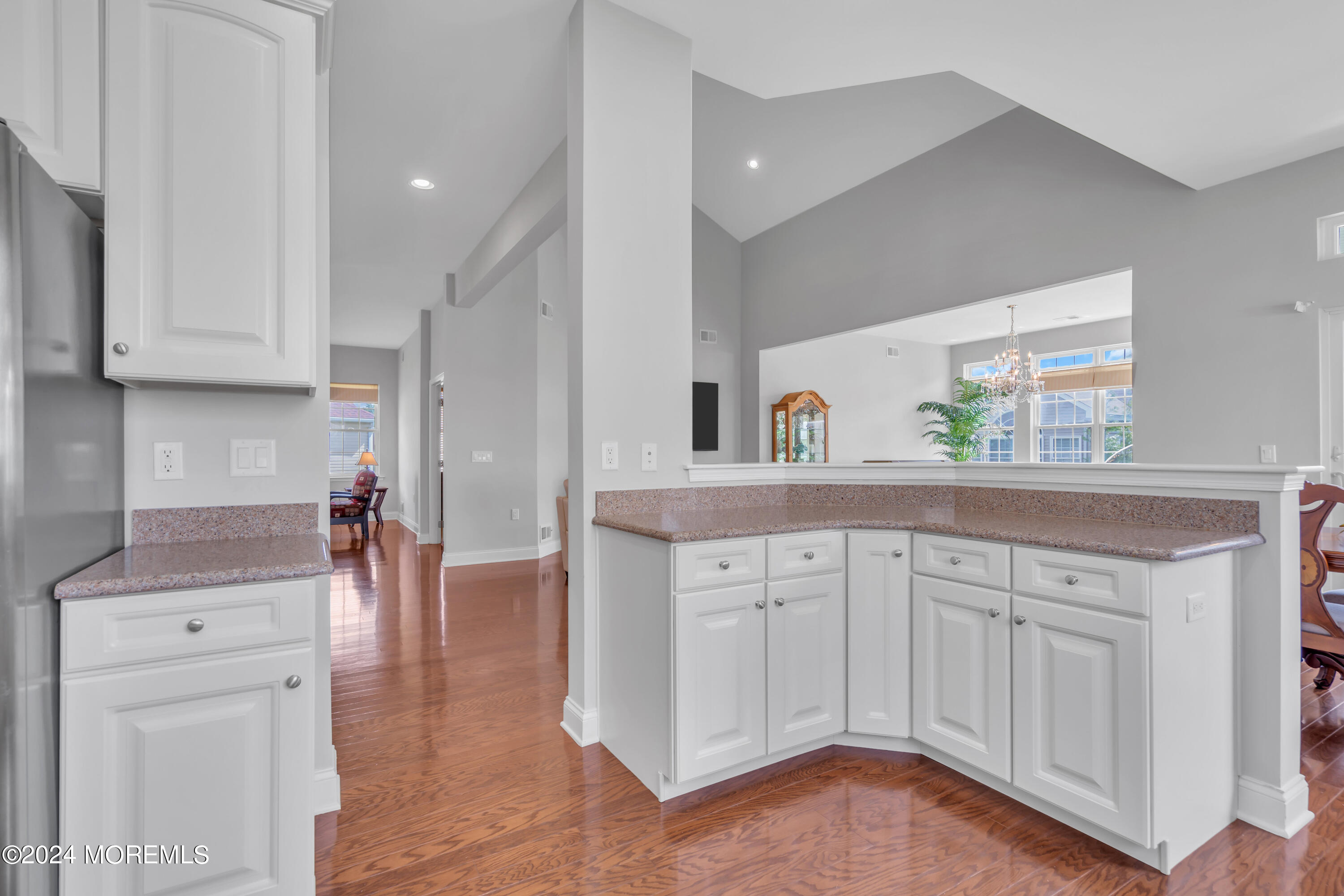 49 Eagleswood Drive Waretown, NJ 08758 - Photo 28 of 51 a view of a kitchen with cabinets and wooden floor