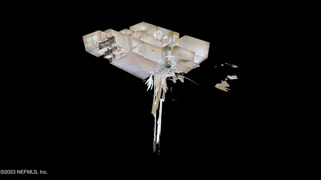 a house view with a garden space