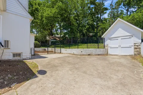 a view of outdoor space with playground